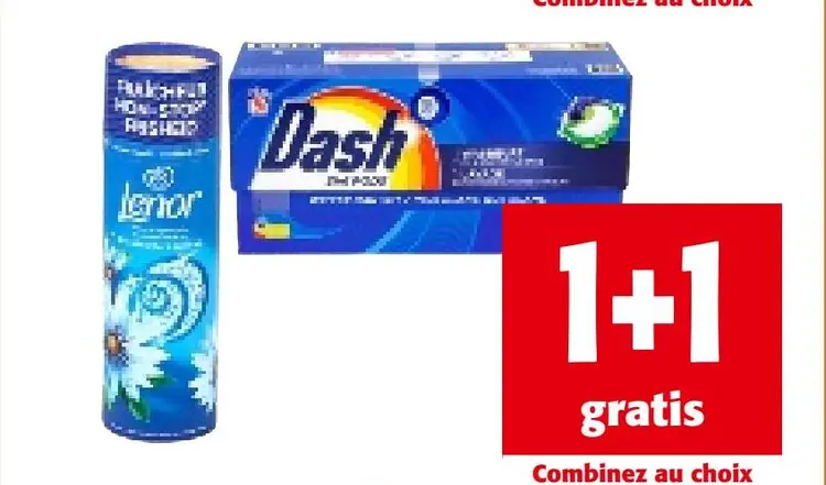 Offre: Lenor Unstoppables / Dash Pods