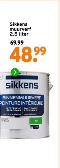 Aanbieding: muurverf