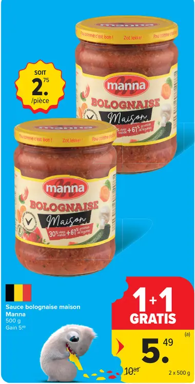 Offre: Sauce bolognaise maison