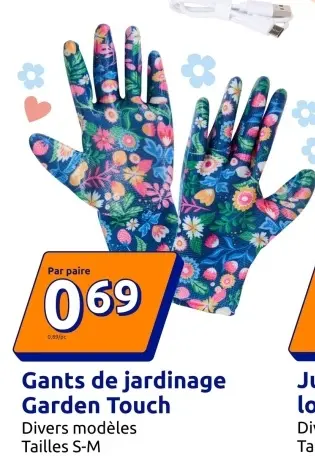 Offre: Gants de jardinage Garden Touch
