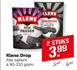 Aanbieding: Klene Drop