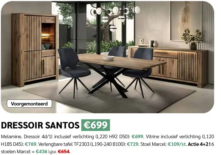 Promotie: Dressoir santos