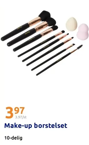 Promotie: Make-up borstelset
