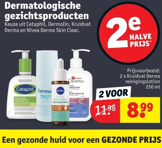 Promotie: Dermatologische gezichtsproducten