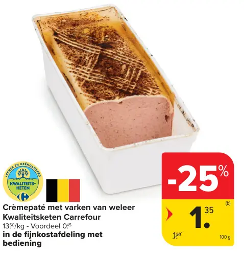 Promotie: Crèmepaté met varken van weleer