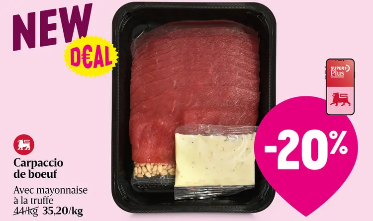 Offre: Carpaccio de boeuf