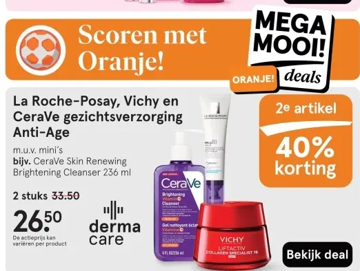 Aanbieding: La Roche-Posay, Vichy en CeraVe gezichtsverzorging