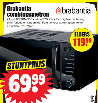 Aanbieding: Brabantia combimagnetron BBEK1145DG