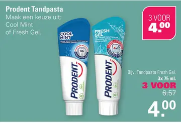 Aanbieding: Prodent Cool Mint Tandpasta