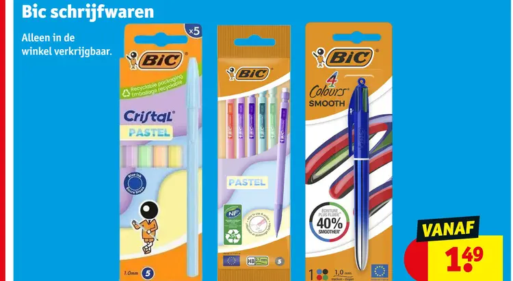 Aanbieding: Bic schrijfwaren