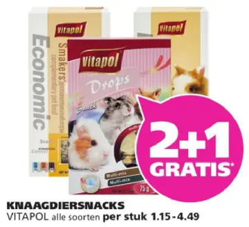 Aanbieding: Vitapol Knaagdiersnacks alle soorten