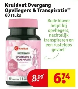 Aanbieding: Overgang Opvliegers & Transpiratie