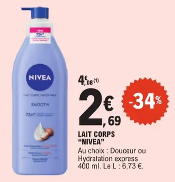 Offre: LAIT CORPS