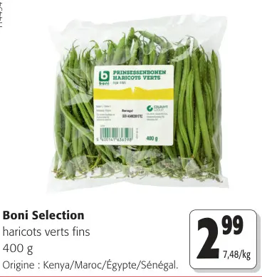 Offre: Haricots verts fins