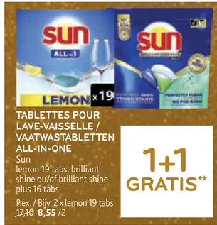 Offre: Tablettes pour lave-vaisselle / vaatwastabletten all in one