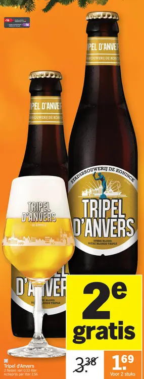 Promotie: Tripel d'Anvers