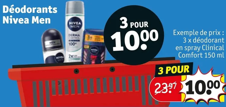 Offre: Déodorants