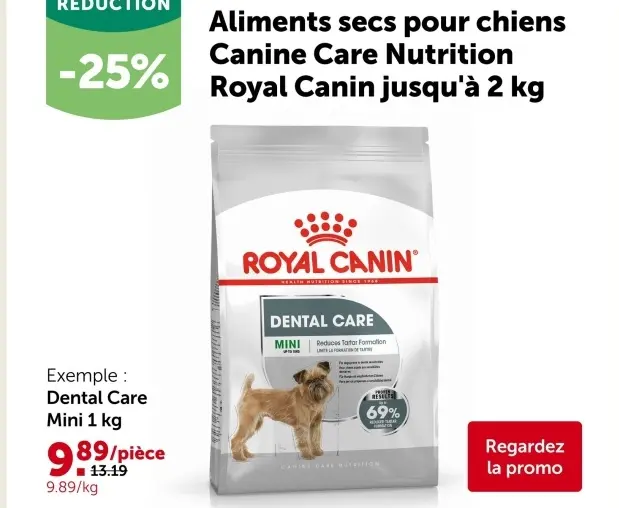 Offre: Aliments secs pour chiens Canine Care Nutrition