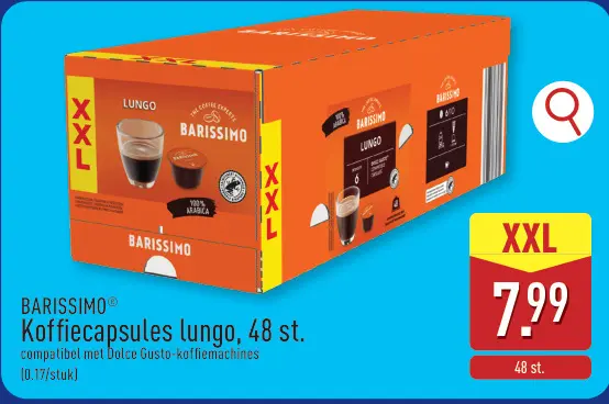 Promotie: Koffiecapsules lungo