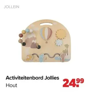 Promotie: Activiteitenbord Jollies Hout