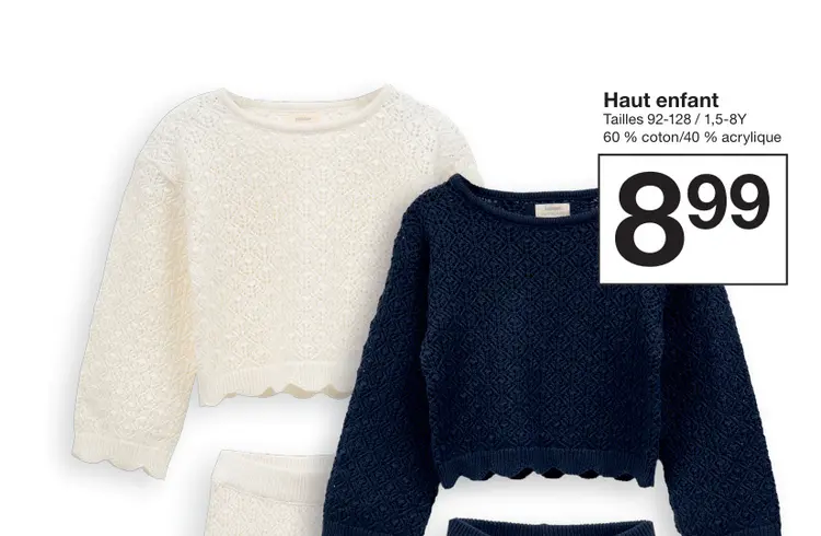 Offre: Haut enfant