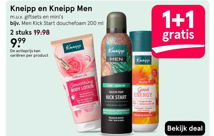 Aanbieding: Kneipp douchefoam