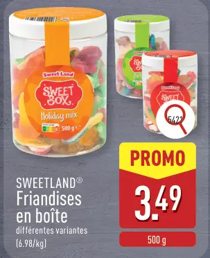 Offre: Friandises en boîte