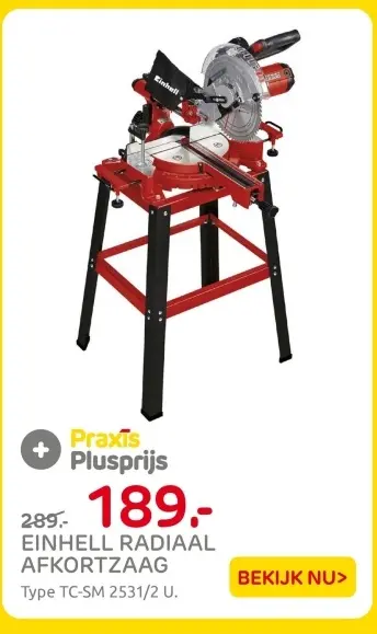 Aanbieding: Radiaal afkortzaag