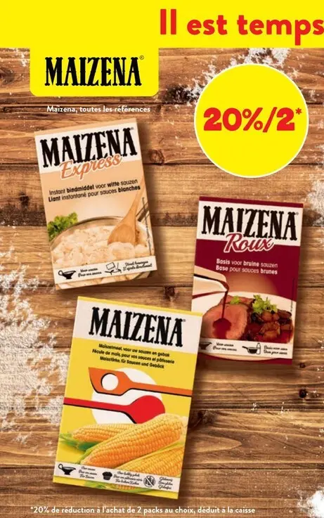 Offre: Maizena toutes les références