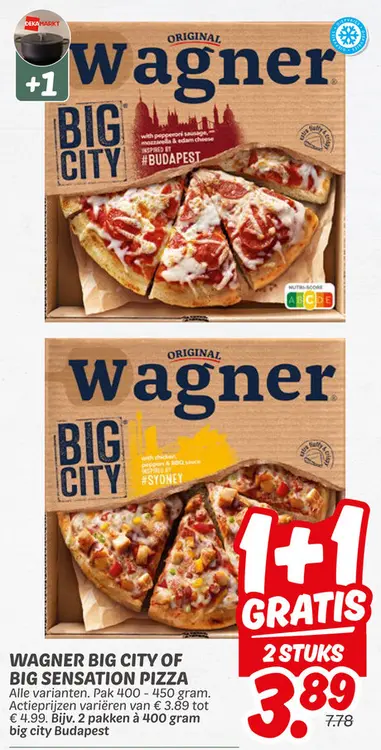 Aanbieding: Big City of Big Sensation pizza