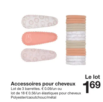 Offre: Accessoires pour cheveux