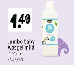 Promotie: Jumbo baby wasgel mild