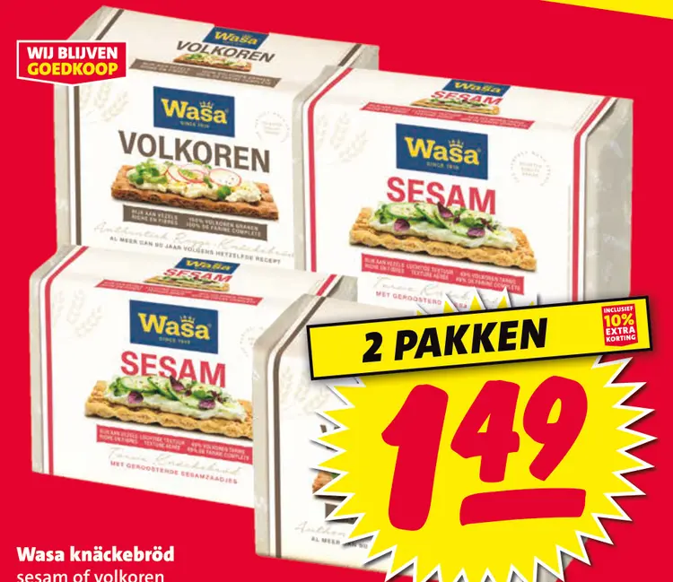Aanbieding: knäckebröd