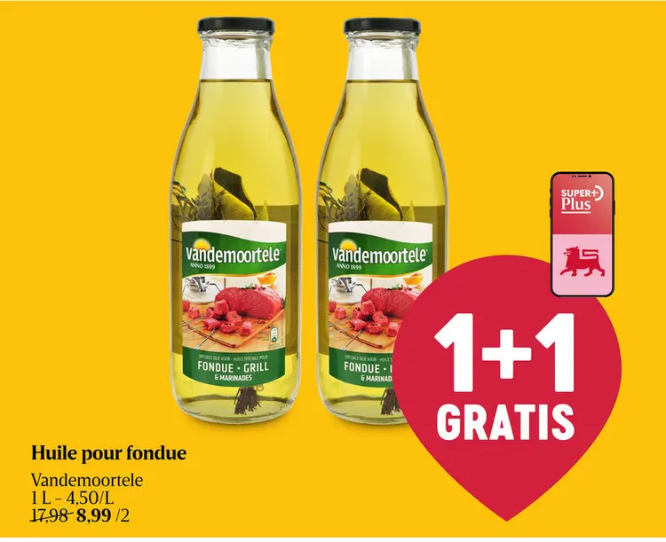 Offre: Huile pour fondue