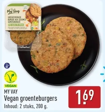 Aanbieding: Vegan groenteburgers