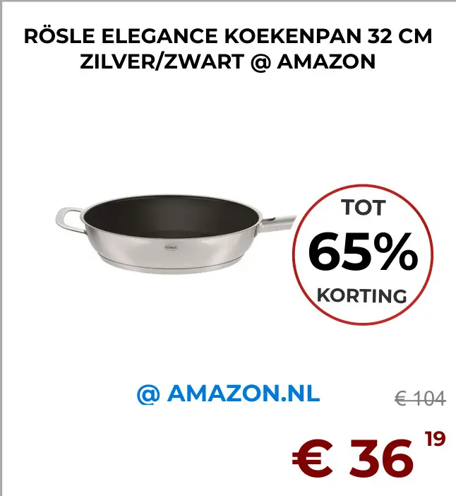 Aanbieding: Elegance Koekenpan