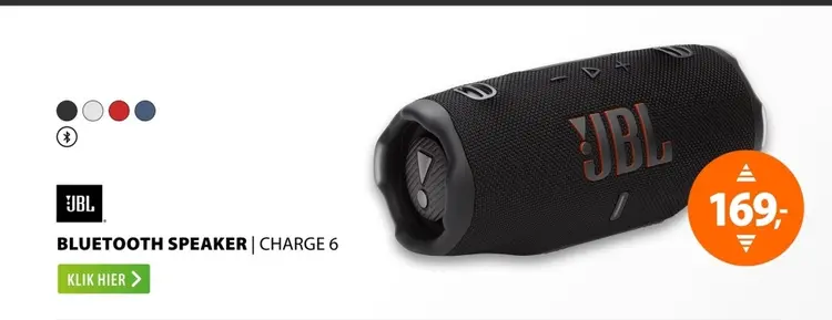 Aanbieding: Bluetooth speaker | charge 6
