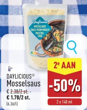 Promotie: Mosselsaus