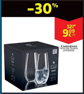 Promotie: waterglazen