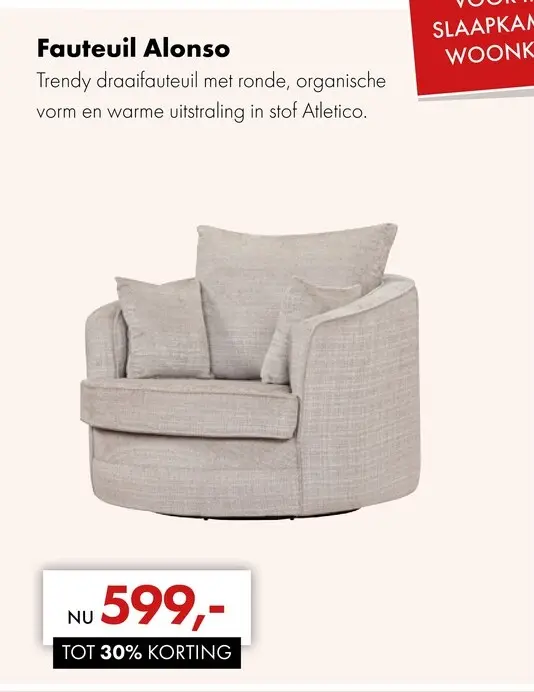 Aanbieding: Alonso fauteuil