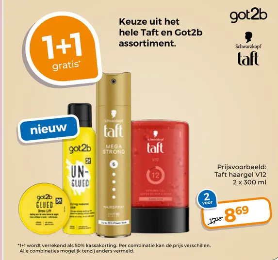 Aanbieding: Taft en Got2b