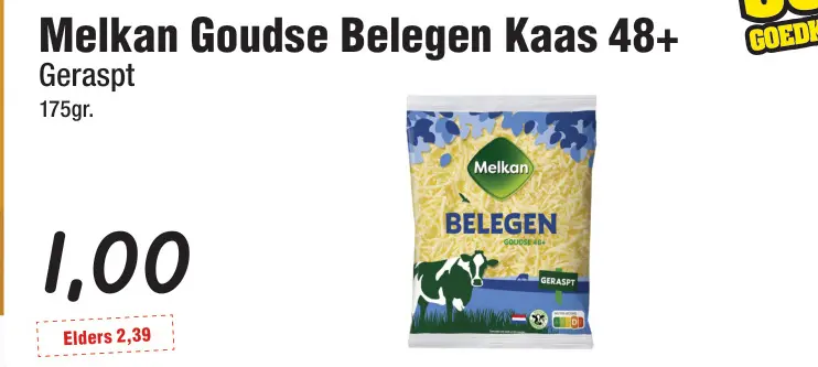 Aanbieding: Goudse Belegen Kaas 48+