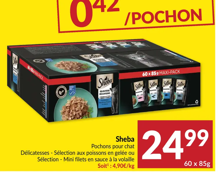 Offre: Pochons pour chat