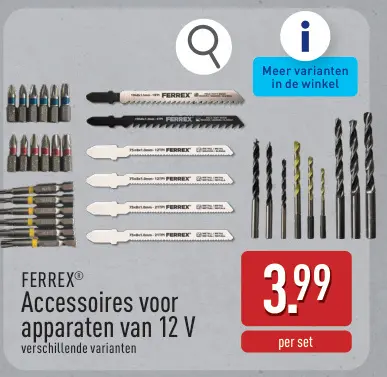 Promotie: Accessoires voor apparaten van 12 V