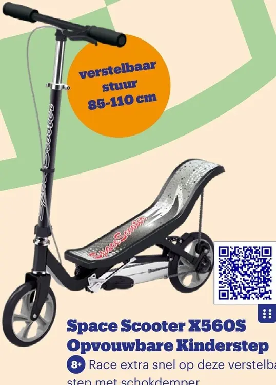 Promotie: Space Scooter X560S Opvouwbare Kinderstep