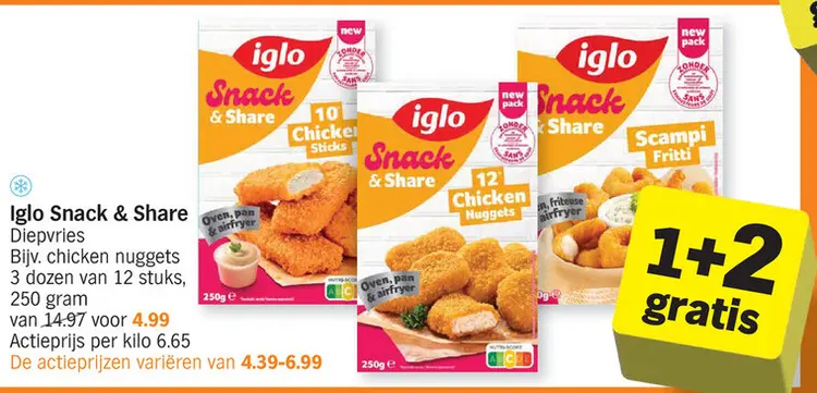 Promotie: Snack & Share Diepvries