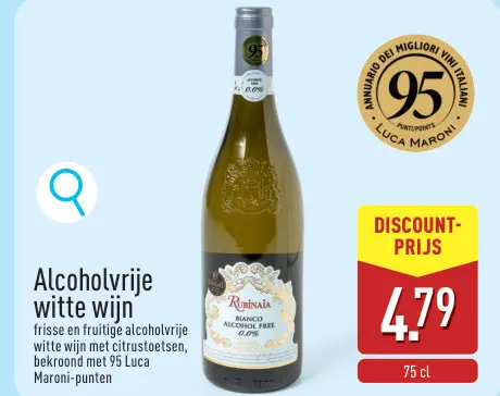 Promotie: Alcoholvrije witte wijn