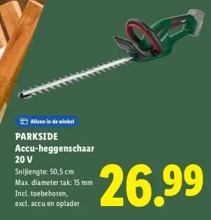 Aanbieding: Accu-heggenschaar