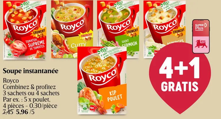 Offre: Soupe instantanée