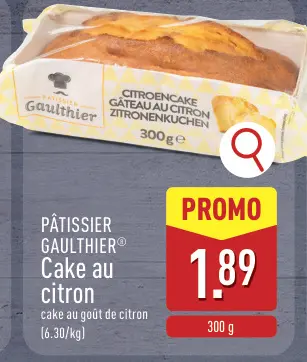 Offre: Cake au citron